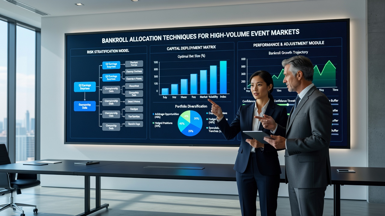 Allocation charts showing unit sizing across multiple event categories