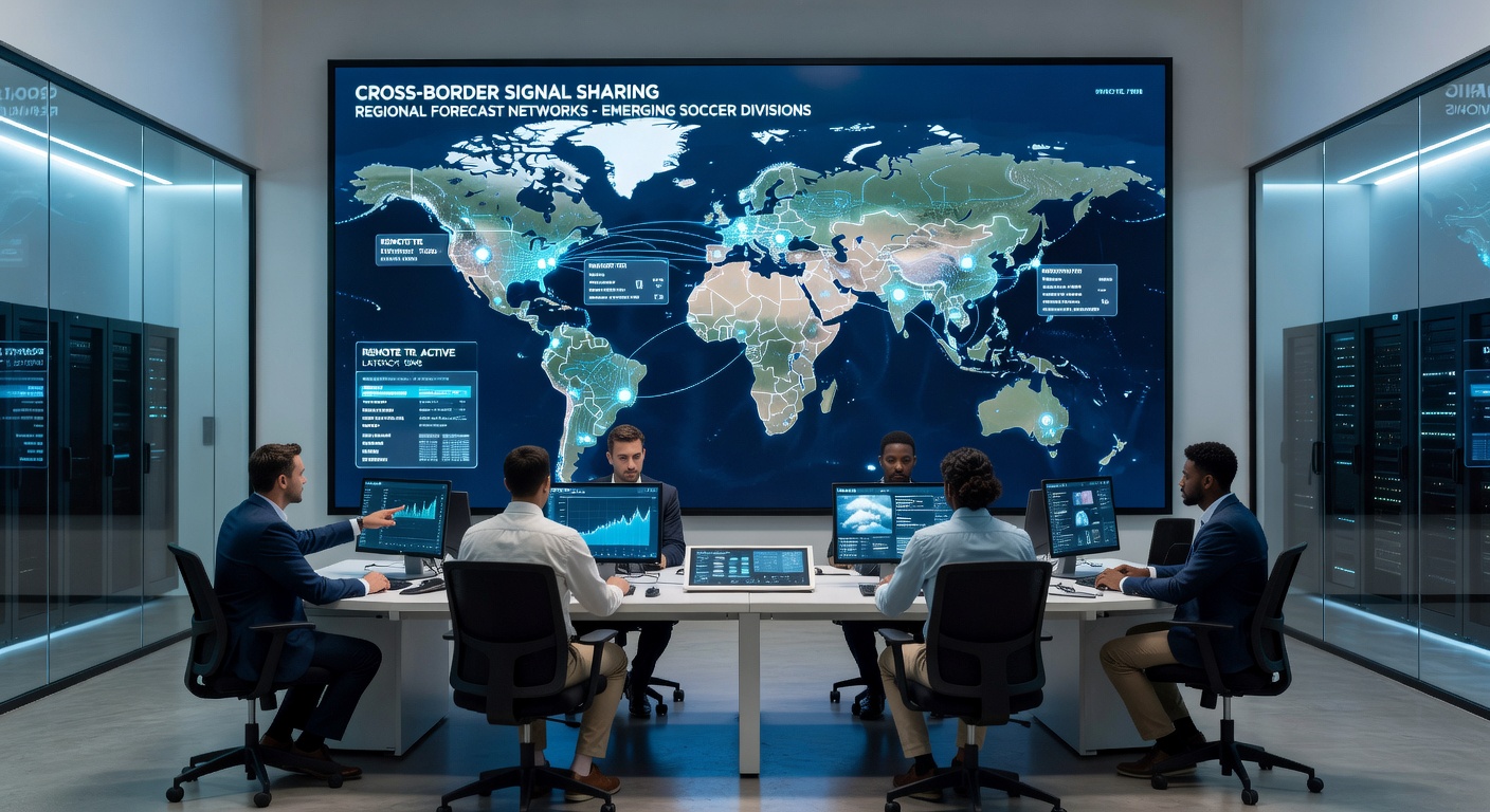 Analysts reviewing shared signals from remote racing circuits and satellite tennis tournaments