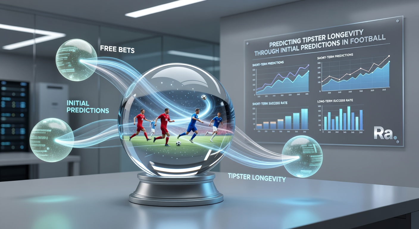 Graphs and charts illustrating correlation between tipster free bet performance and long-term ROI in football matches, horse races, and tennis tournaments, with trend lines peaking in successful cases