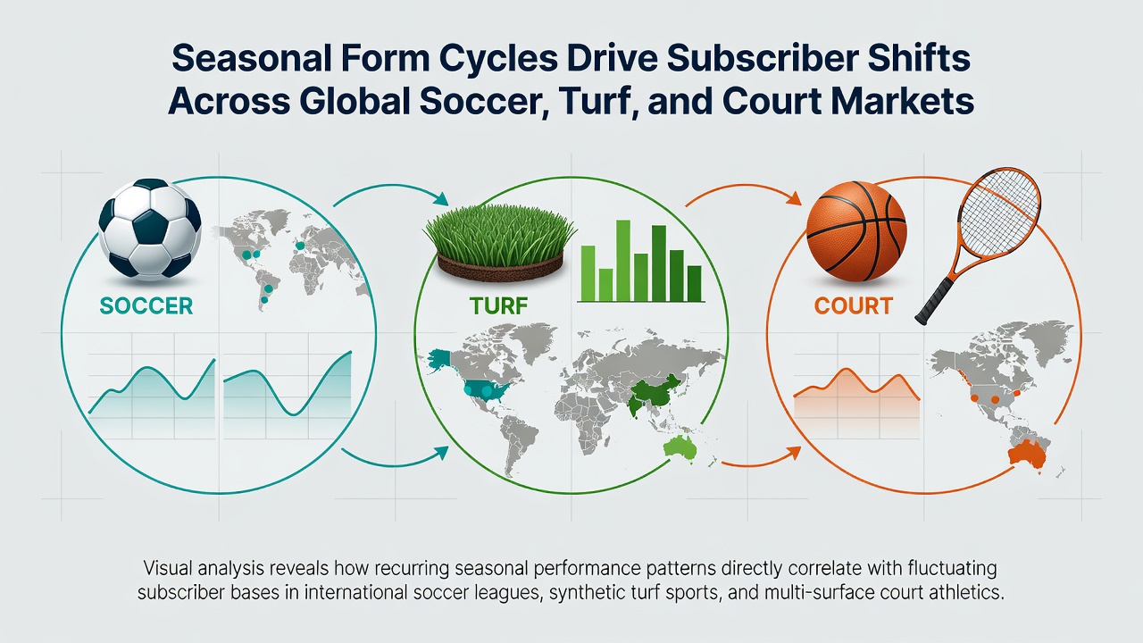 Data visualization of subscriber migration patterns between soccer, racing, and tennis tipster services during seasonal transitions