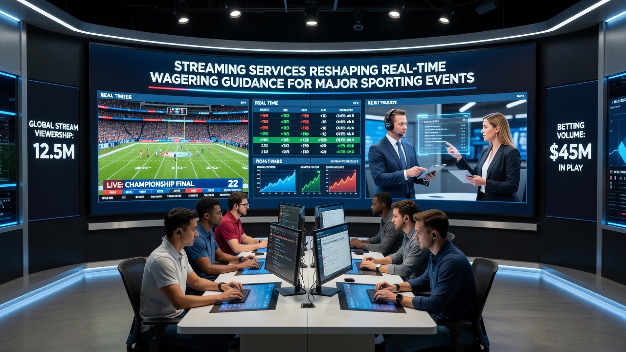 Mobile screen showing integrated live sports stream with overlaid betting insights and performance data